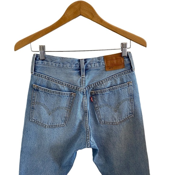 Levi’s 501 High Rise Skinny Jeans In Medium Blue Wash - Picture 9 of 15